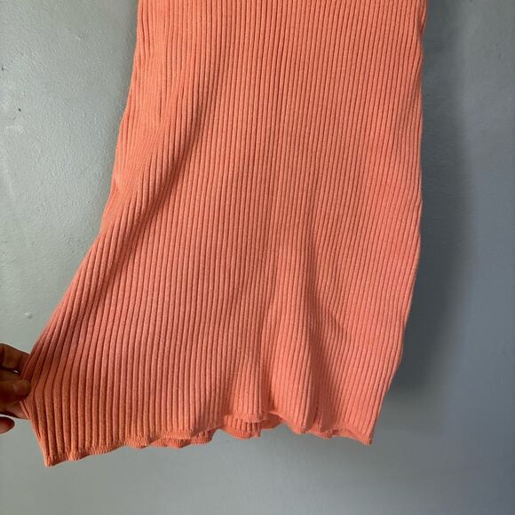 ABERCROMBIE & FITCH Ribbed Polo Dress Golf Tenniscore Preppy Sweater Dress sz M - Picture 7 of 15